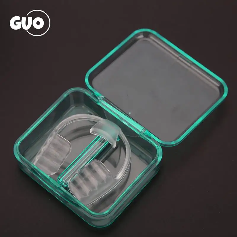 

Boxing Mouthguard Soft Silicone Prevent Teeth Bruxism Grinding Eliminating Tightening Product Fitness Sports Aid Accessaries