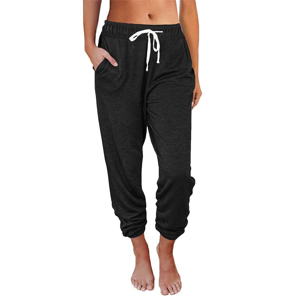 

Office Lady Causal Pencil Pants Fashion Solid Color Women Basic Pants Ruffles Summer Trousers 2022 New M-3XL