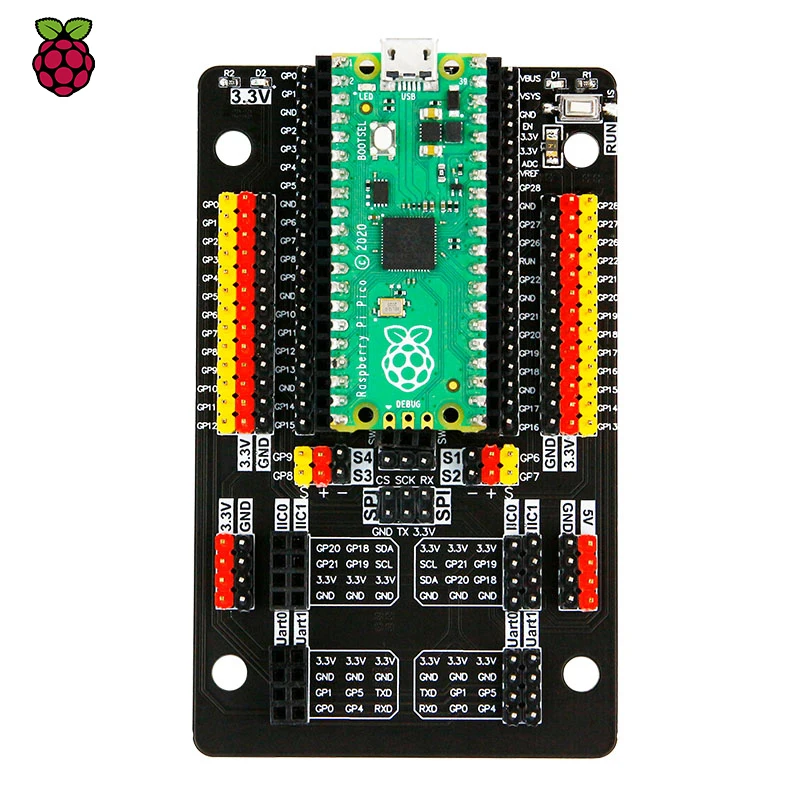 

Плата расширения для модуля разработки Raspberry Pi Pico Sensor IO Shield
