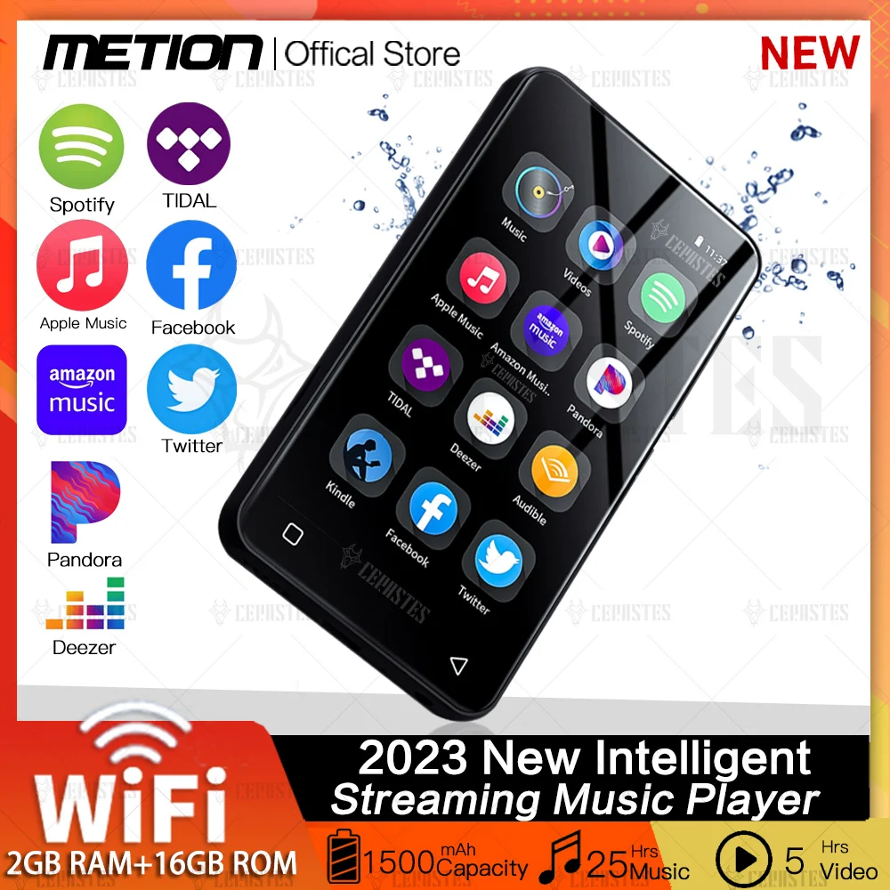 WiFi MP3 Player Bluetooth MP4 Player with Spotify Pandora Android Streaming Music Player HiFi Sound Walkman Digital Audio Player