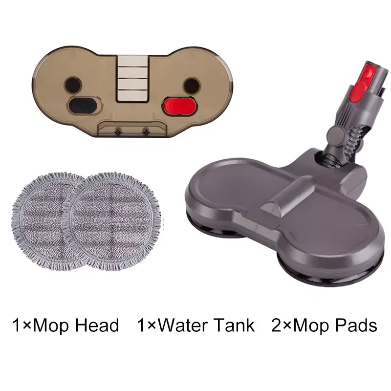 

Electric Wet Dry Mop Head Brush for Dyson V7 V8 V10 V11 V15 Replacement with Water Tank Mop Head Mop Pads Water Cup