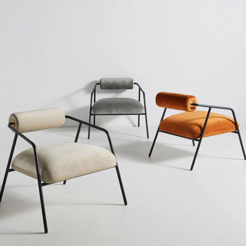 

Floor Nordic Modern Armchairs Living Room Single Sofa Office Designer Chair Fashionable Chaise Coiffeuse Furniture For Bedroom