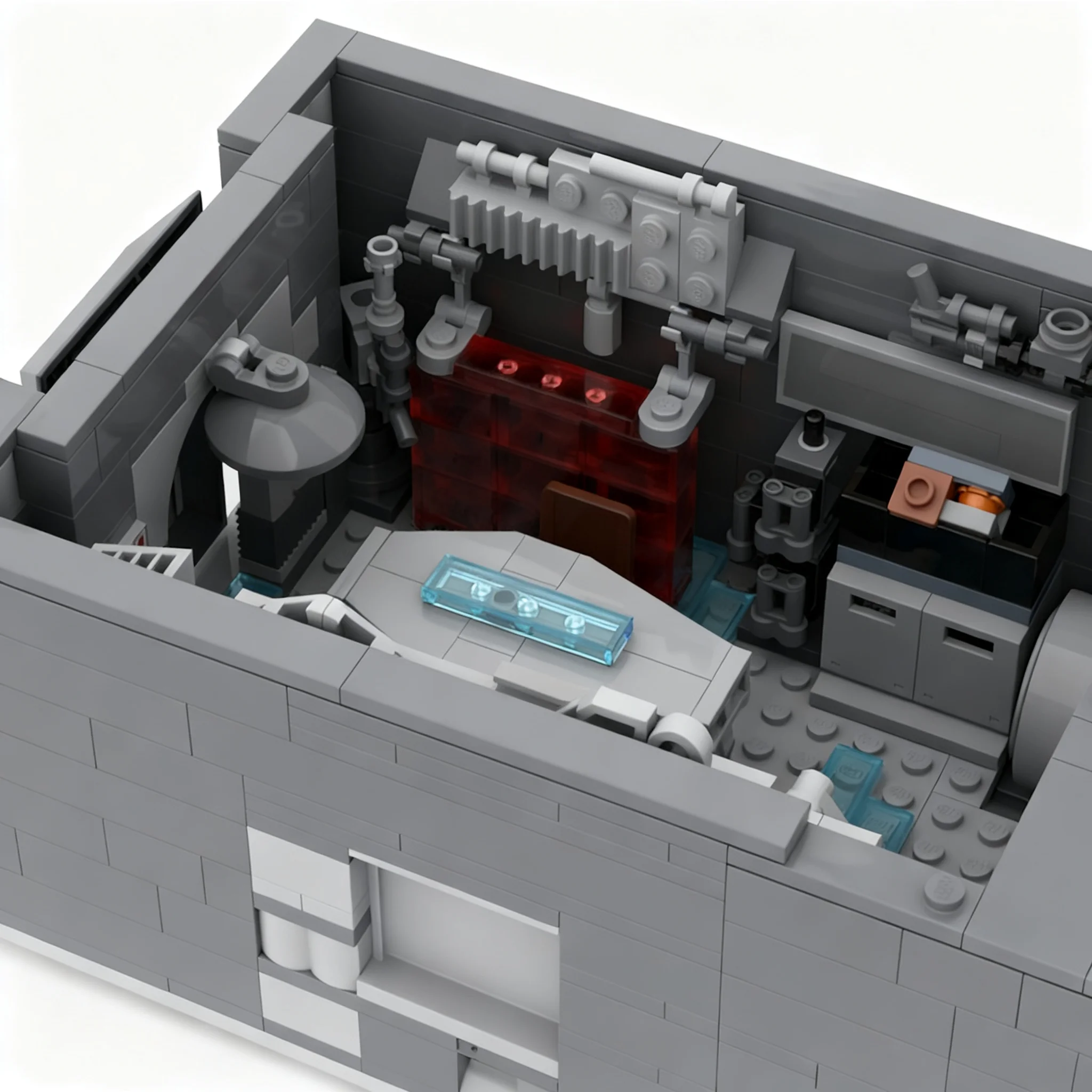 Набор строительных блоков MOC «Галактический корабль Милано» (933 детали) — модель интерьера, архитектурная игрушка, подарок на день рождения, развивающий конструктор (art.: 3920dc74fabfd) - 3920dc74fabfd