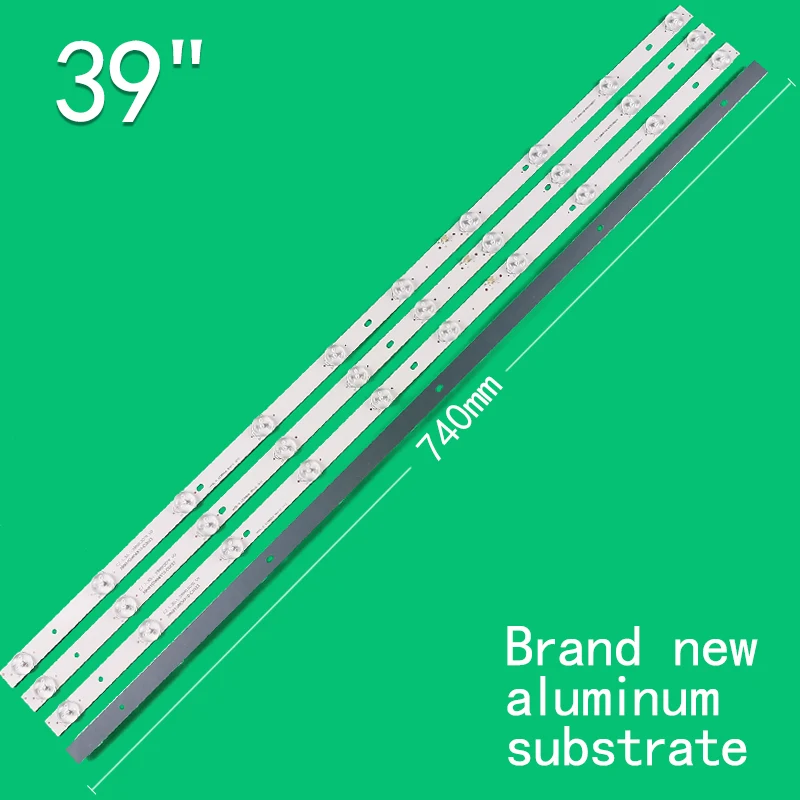 3pcs=1set 10leds 740mm for 39-inch LCD TV Philco PH39N91DSG ph39n91dsgw Ph39n91 39N91 39N91GM04X10-C0033 CJ 1.30.139N91007R V0 - купить по