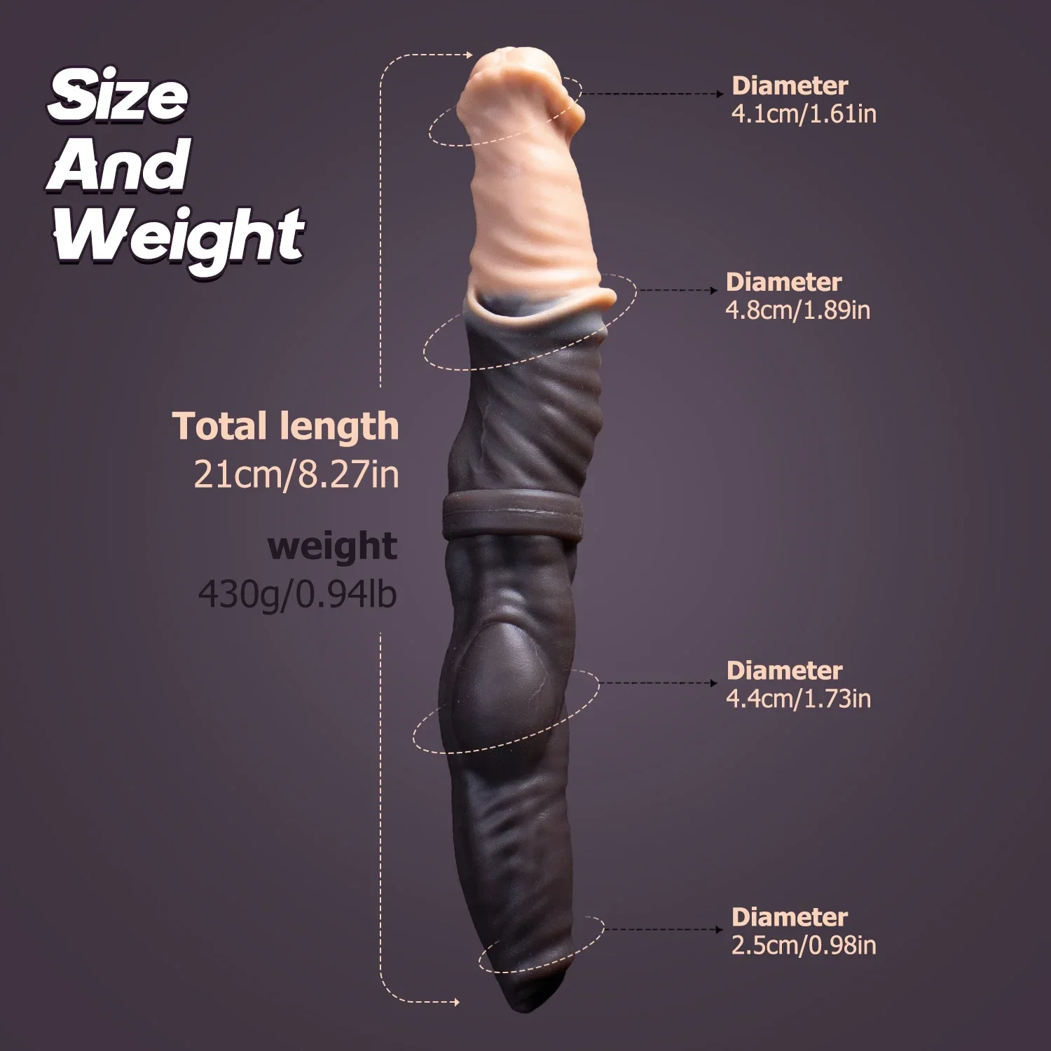 Oieffur двойной фаллоимитатор лошадь пенис и собачий член реалистичные