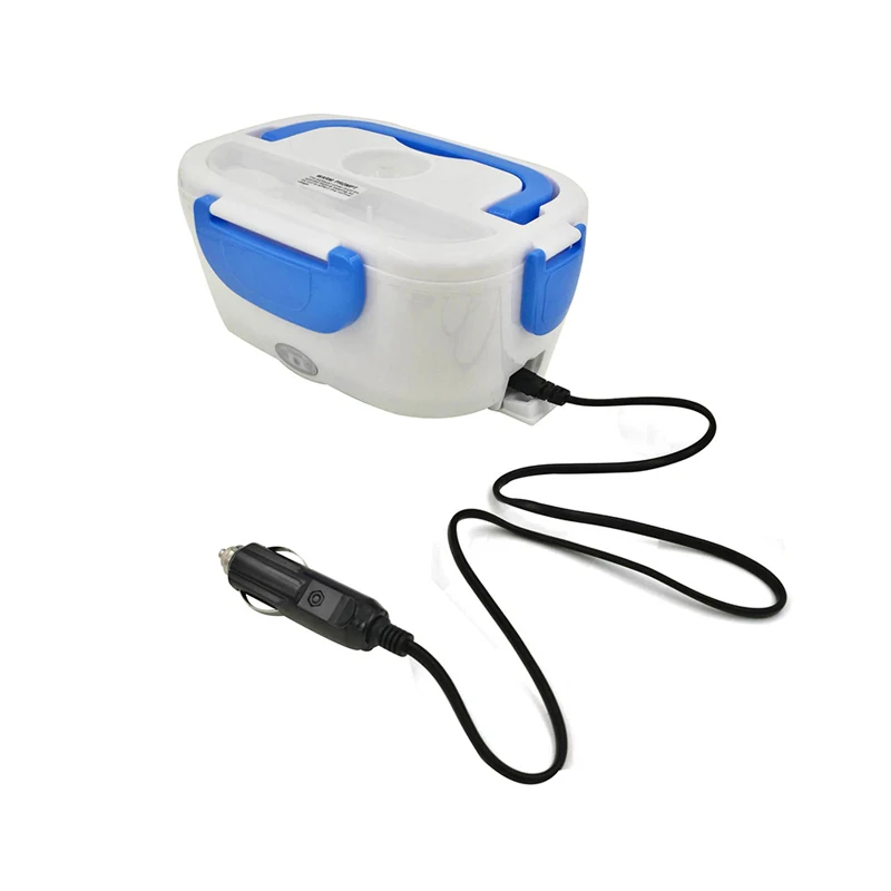 

12V/220V Portable Electric Heating bento Lunch Box Food Grade Container Warmer For Kids adult 4 Buckles Dinnerware Sets Car