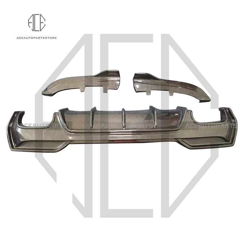 Для BMW 4 серии G22 (420 430) - задний диффузор из углеродного волокна в стиле FD передняя