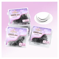 aguud loose fans russian volume loose fans lashes medium stem thin pointy base promade volume fans eyelash extensions loose fans