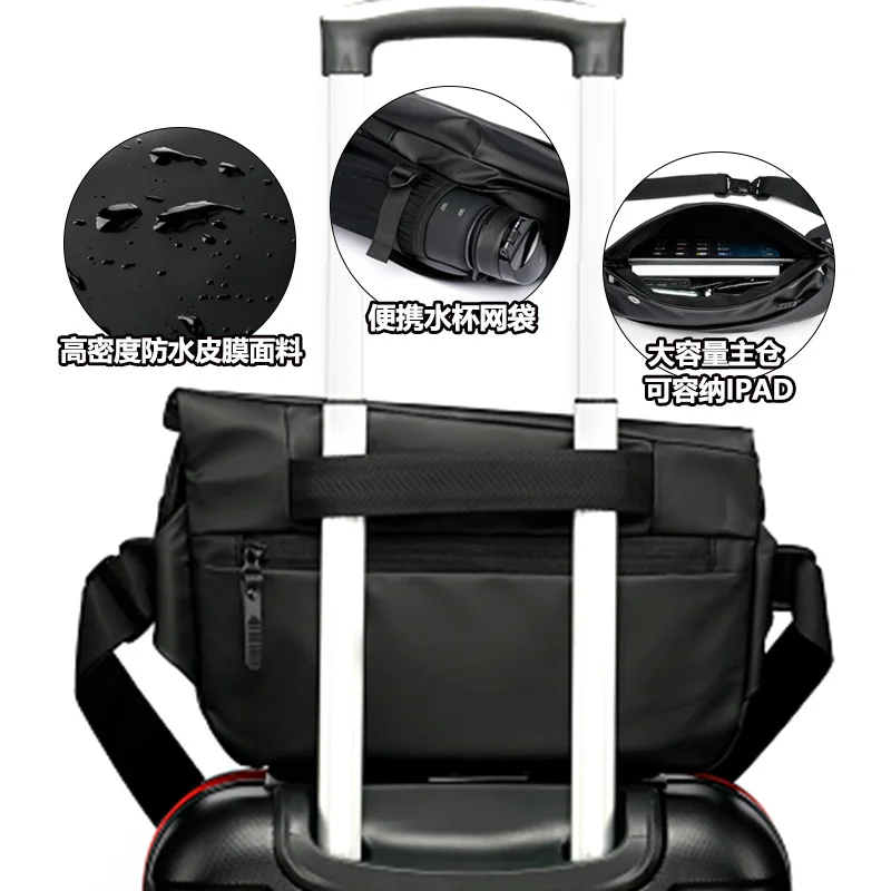 Chest Bag Men's Crossbody Functional Luxury Waterproof Shoulder Bags Designer Men Postman Bag Oxford Cloth Man Bags