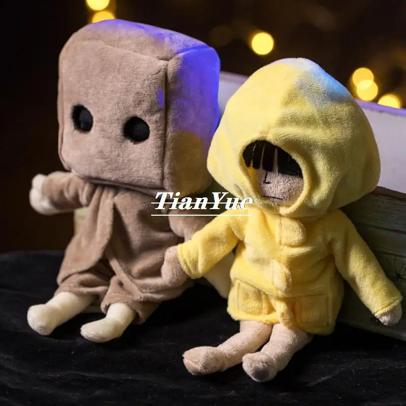 Приключения Игра маленький кошмарный II моно шесть милых плюшевых игрушек для