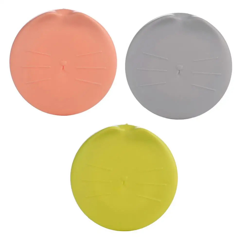 

Silicone Canned Lid Sealed Feeders Food Can Lid For Puppy Dog Cat Storage Top Cap Reusable Cover Lid Health Pet Daily Supplies