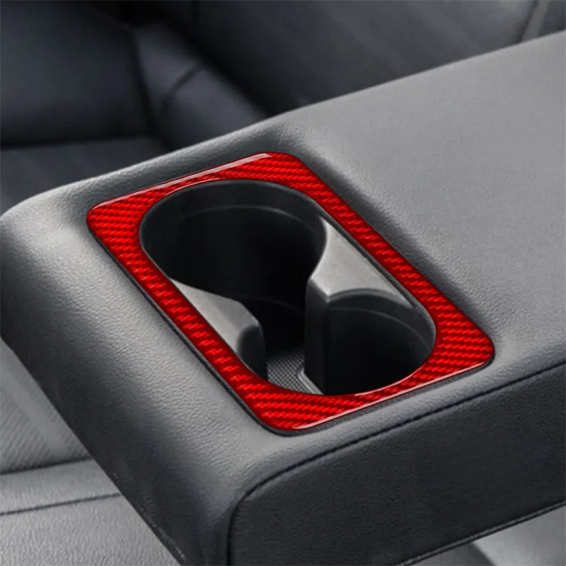 

Задний держатель для стакана воды из углеродного волокна для Kia K3 Forte Cerato 2019-21, отделочная панель, аксессуары для украшения интерьера автомобиля, наклейка