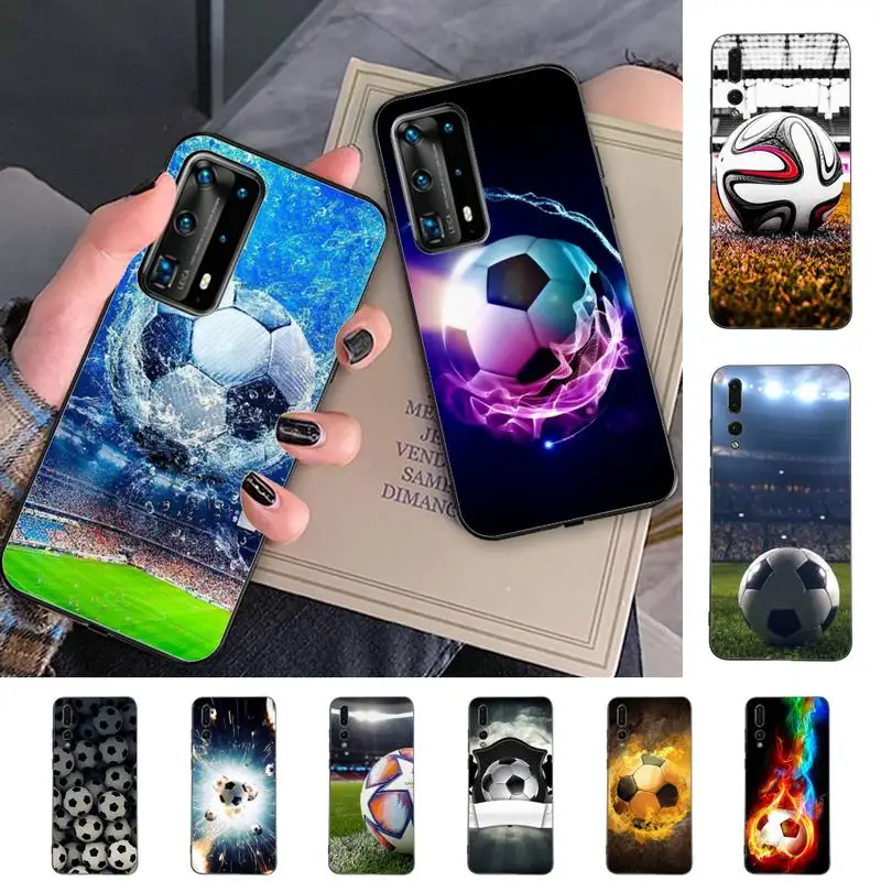 

Football Phone Case for Huawei P30 40 20 10 8 9 lite pro plus Psmart2019