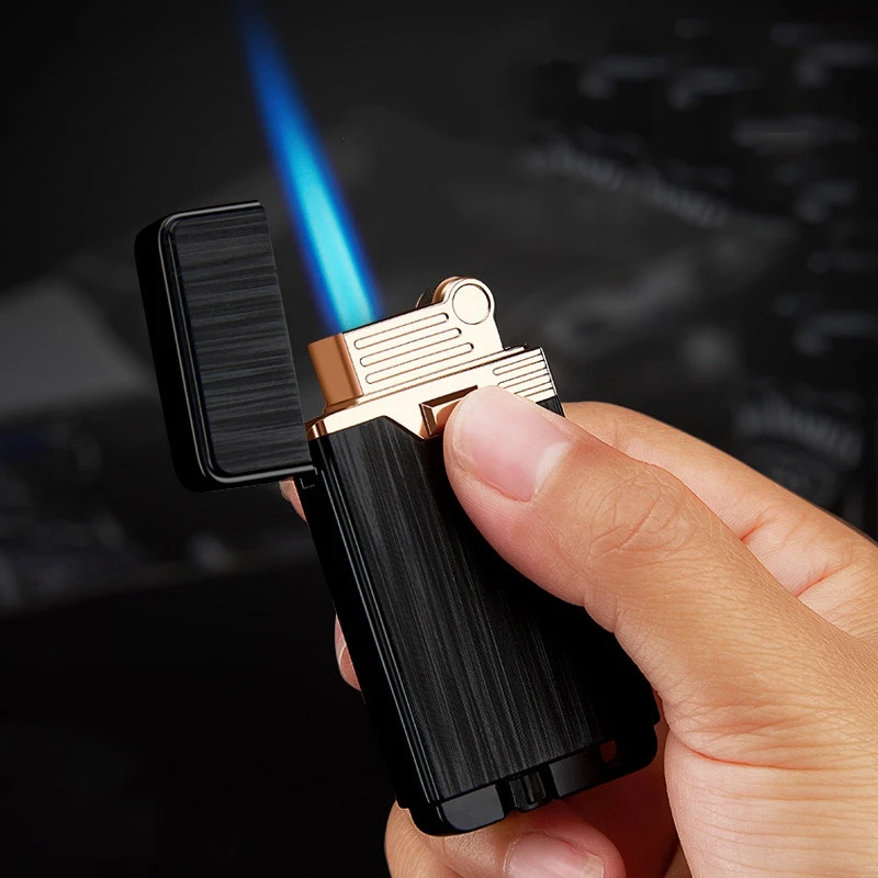 

Butane Torch Turbo Lighter Magic Flame Gas Lighters Unusual Lighters Metal 1300C Jet Gadgets for Men Smoking Accessories