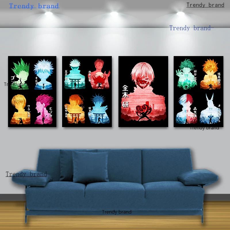

Anime Character Hunter X Hunter Canvas Painting Art Nordic Posters and Prints Wall Pictures for Living Room Decor Frameless