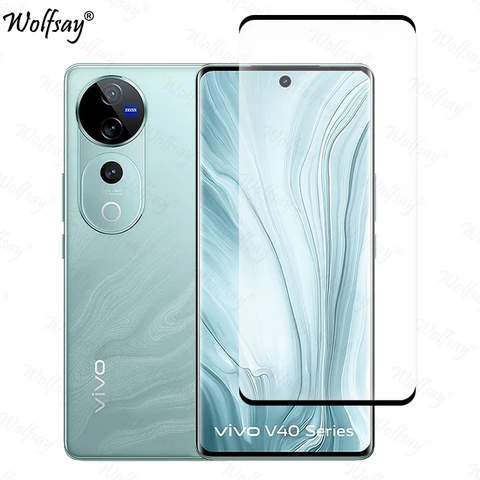 Закаленное стекло с полным покрытием для Vivo V40 Pro, защитная пленка для экрана Vivo V40 V 40 Pro, стекло для объектива камеры Vivo V40 Pro