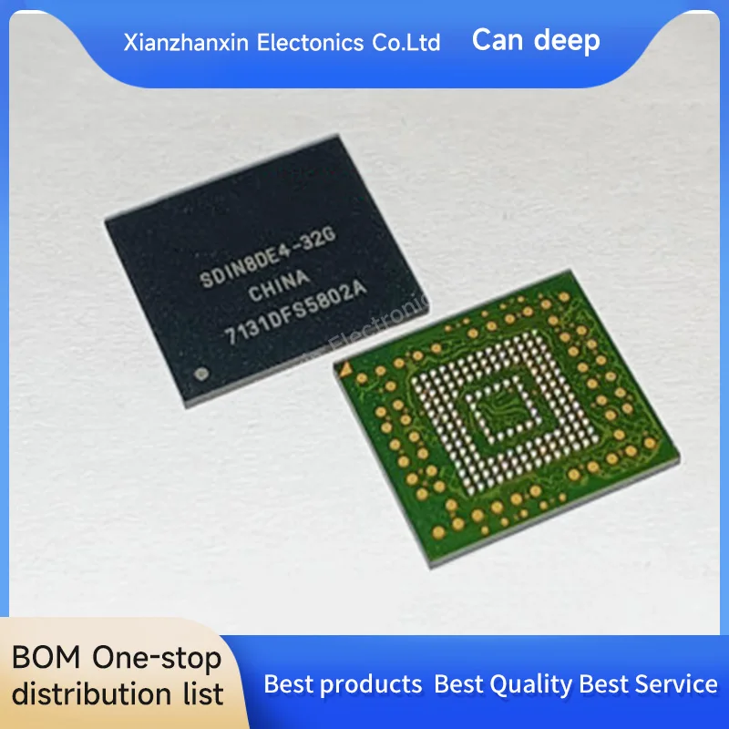 

1PCS/LOT SDIN8DE4-32G SDIN8DE4 BGA153 EMMC 32g word stock chip