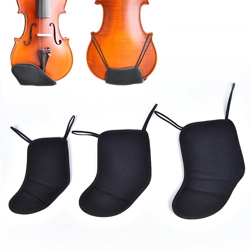 

1 шт. приятный для кожи материал, противостимуляционная подбородок для скрипки, плечевой упор, хлопковая губка, защитный чехол, аксессуары для скрипки