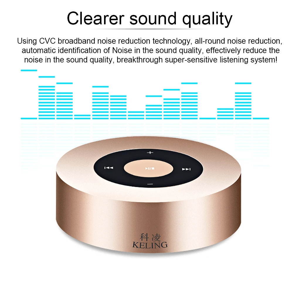 Беспроводной динамик с сенсорным экраном универсальный аудиоплеер звуковая