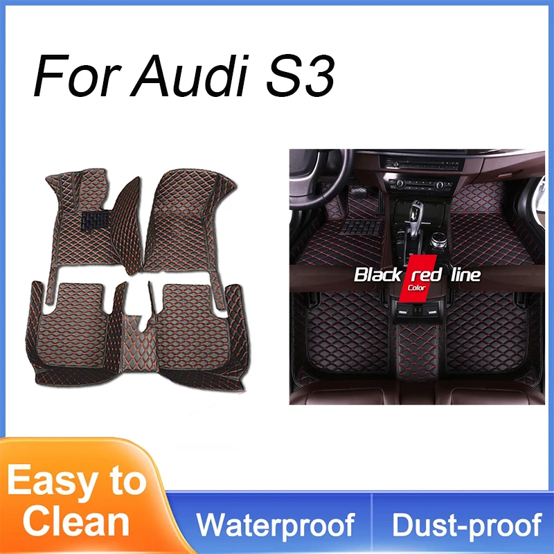 Автомобильные коврики для Audi S3 2019 2018 2017 2016 2015 водонепроницаемые автомобильные