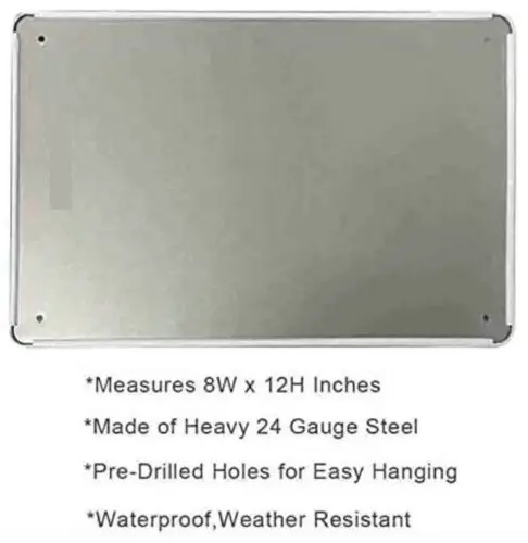 Chitty Bang *** классический жестяной знак для автомобиля 8x12 дюймов