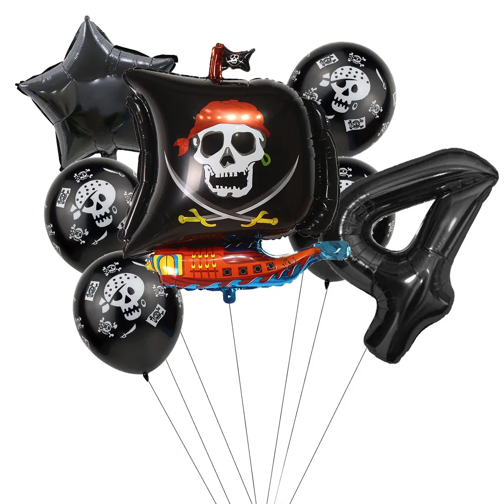 

Пиратские воздушные шары 7 шт.