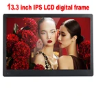 Цифровая фоторамка IPS, 13,3 дюйма, 1920*108016:9, поддержка SD AV HDMI USB, бесплатная доставка