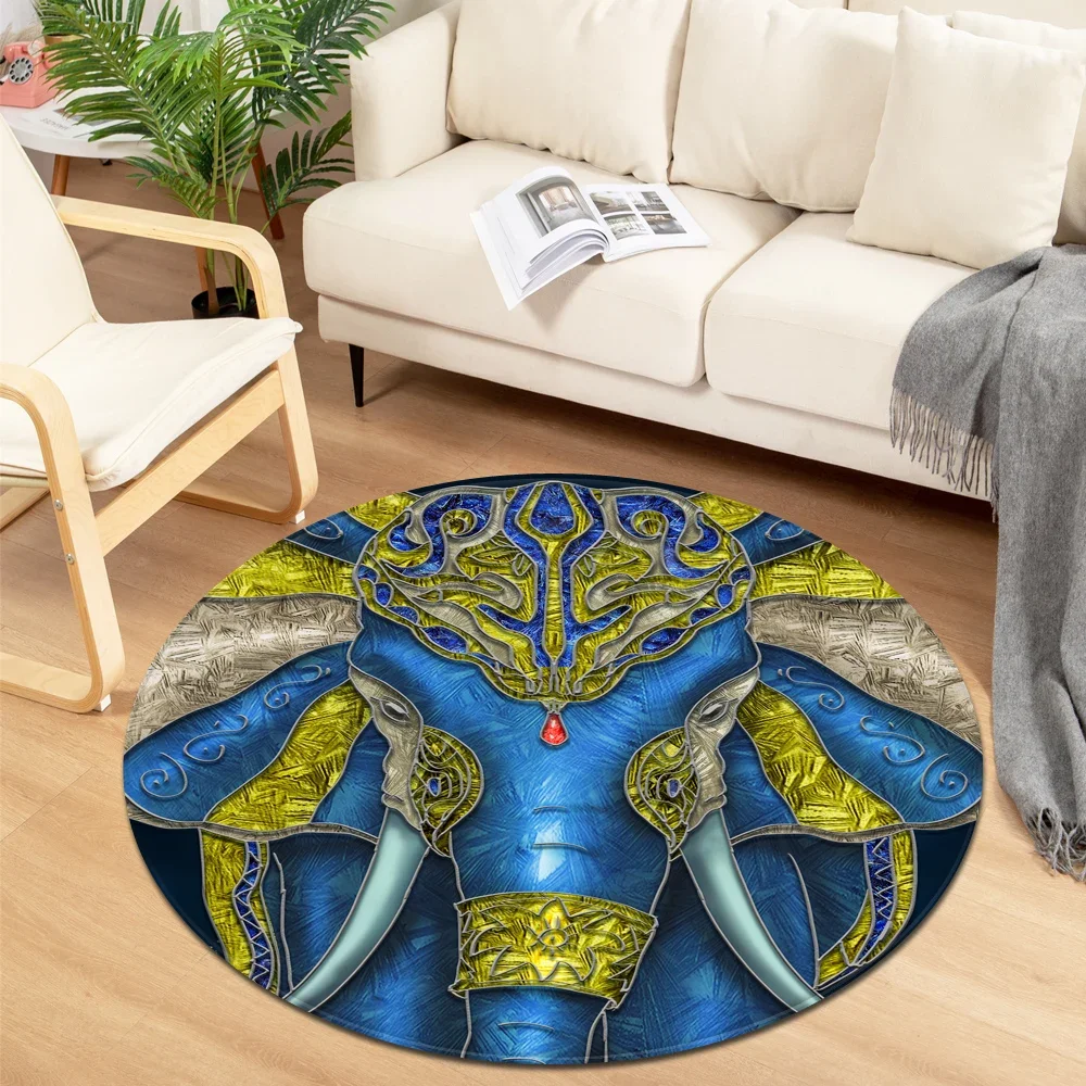 Современный круглый ковер прикроватный коврик для детской спальни стул гостиной