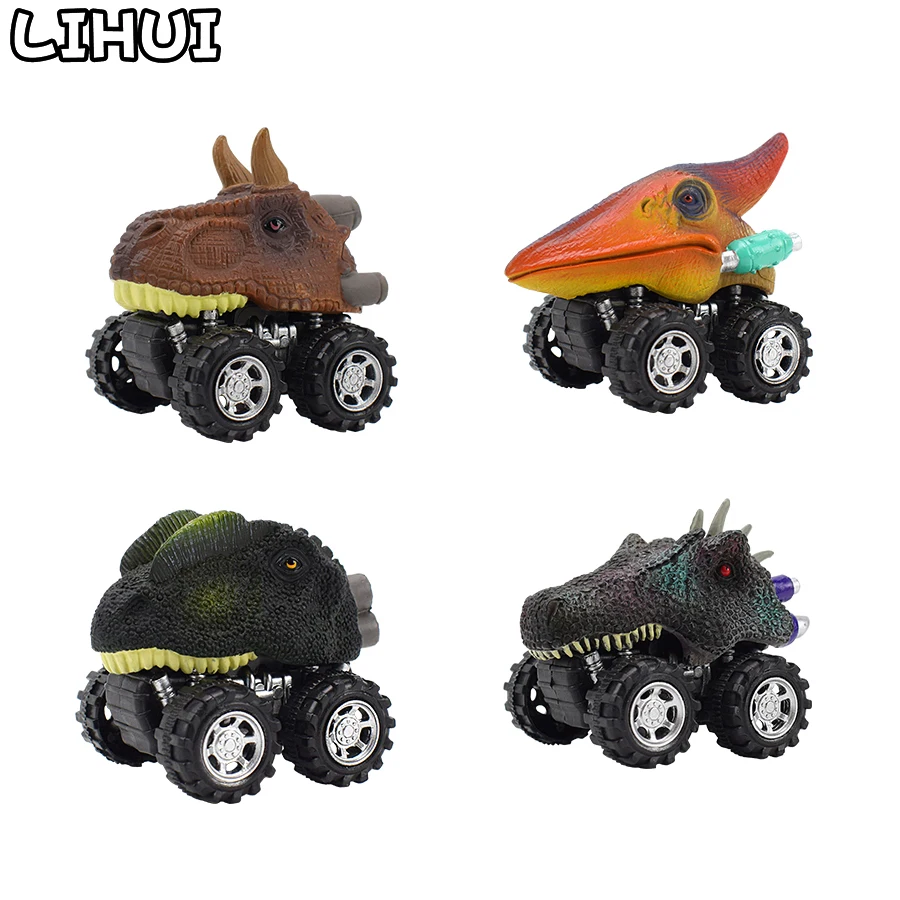 

Динозавр тянущийся детский автомобиль игрушки для мальчиков T-Rex Triceratop мини литая инерционная крутая модель автомобиля игрушечные автомобили подарок для детей