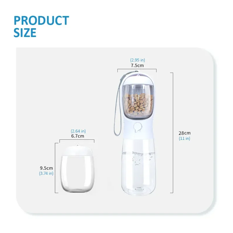 Schwarzwald Factory 550 мл бутылка для воды путешествий домашних животных диспенсер чаши 2 в