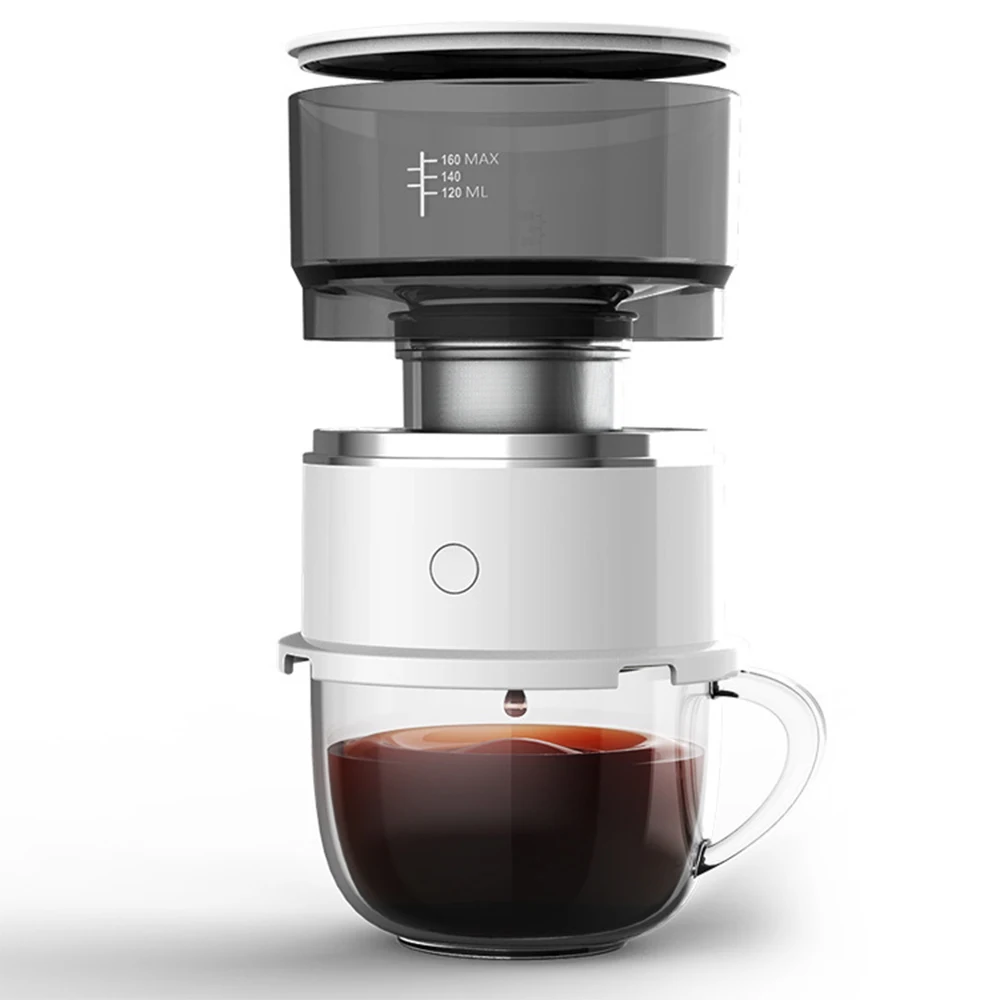 

Coffee Maker Portable Mini Drip Cordless Automatic Espresso Coffee Machine for Travelling Camping Hiking Outdoor Christmas Gift
