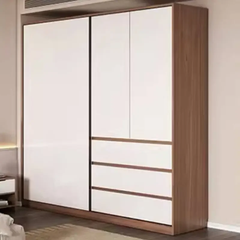 Полноразмерные деревянные шкафы ящики идеи домашний шкаф для спальни хранения