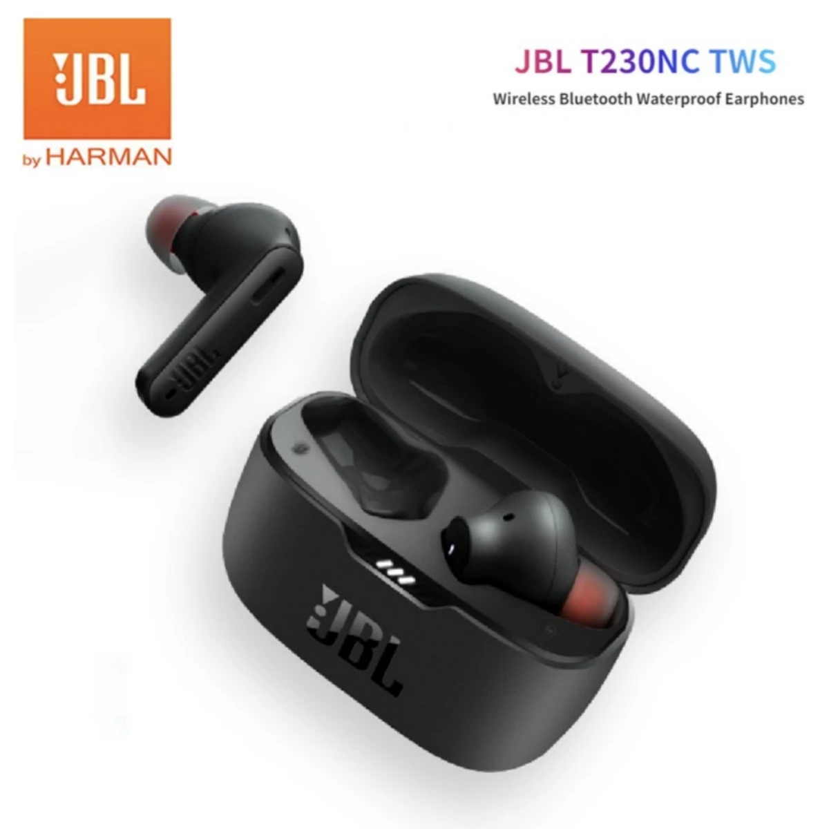 Оригинальная Беспроводная Bluetooth-гарнитура JBL Tune 230nc TWS, водонепроницаемые спортивные стереонаушники с басами и микрофоном, наушники T230nc
