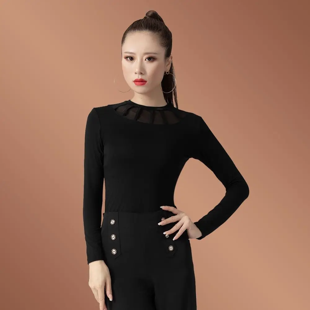 

Modern Dance Top Women New National Standard Dance Clothes Autumn Winter Practice Costume Latin Dance Performance Costume