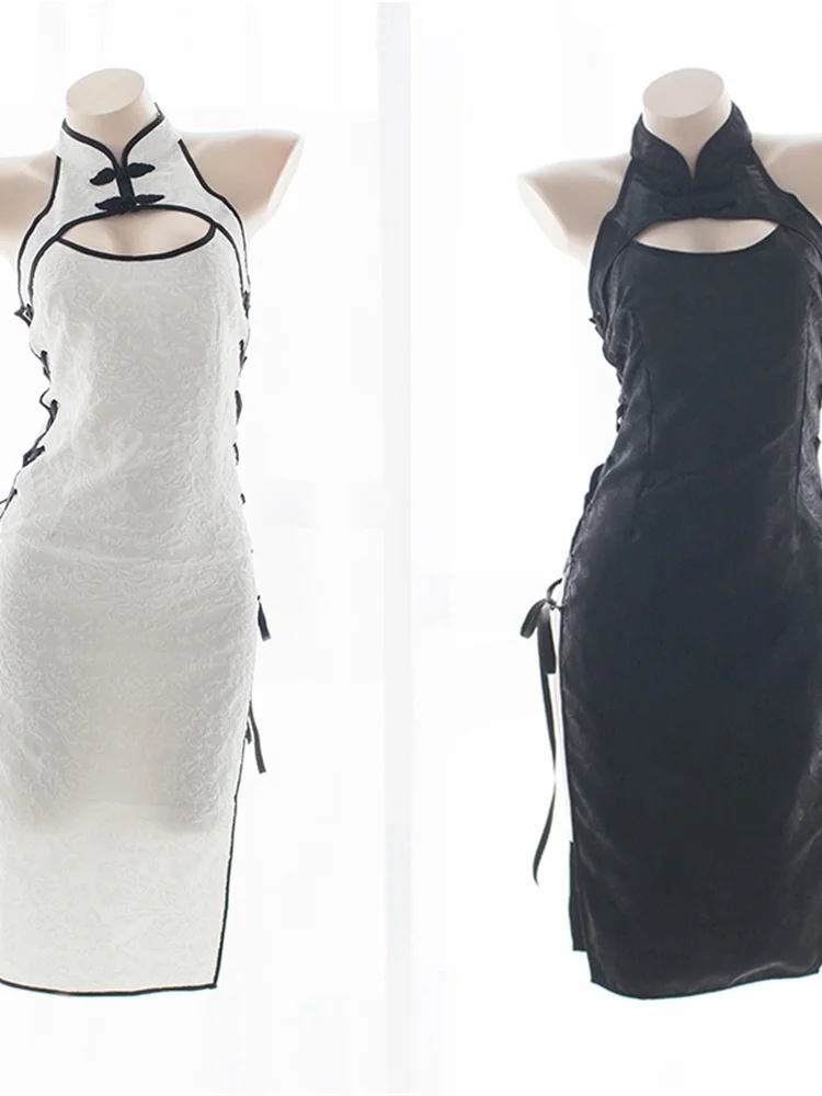 Бархатные пикантные бандажные Длинные платья-Ципао с цветочным принтом