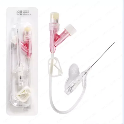 Одноразовая внутривенная индельная игла с головкой из гепарина Y-образные