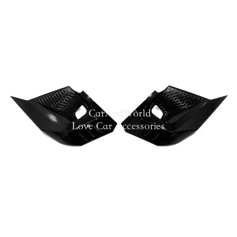 

Black Chrome Front Fog Light Lamp Frame Cover Decorative Trims Car Exterior Accessories For Honda Civic 11th Gen 2022 2023