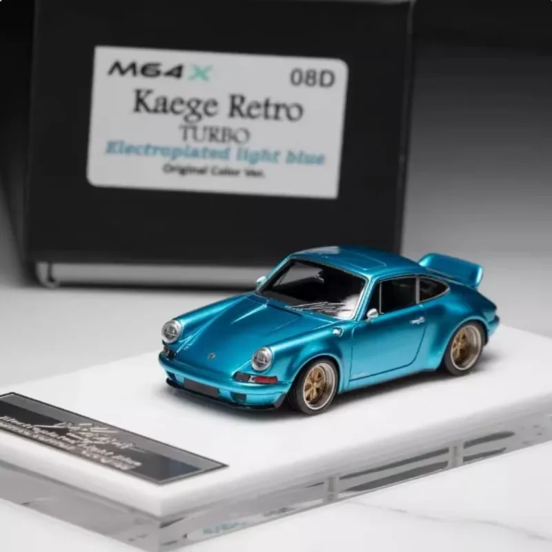 SCM MY64 1:64 Porsche 911 Kaege Retro Turbo модифицированная версия ограниченная коллекция модель