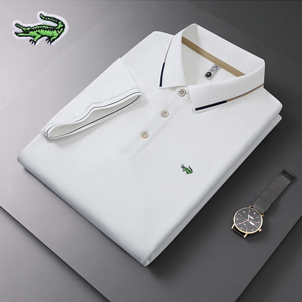 

2023 Embroiderey CARTELO Polo Hot Selling Men's Polo Shirt Spring Summer New Business Casual Breathable Lapel Polo Shirt for Men