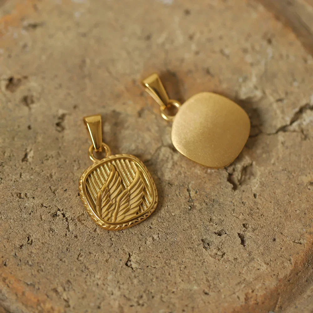 Титановая сталь Единорог Пернатый Черепаха Ангел Подвески для изготовления