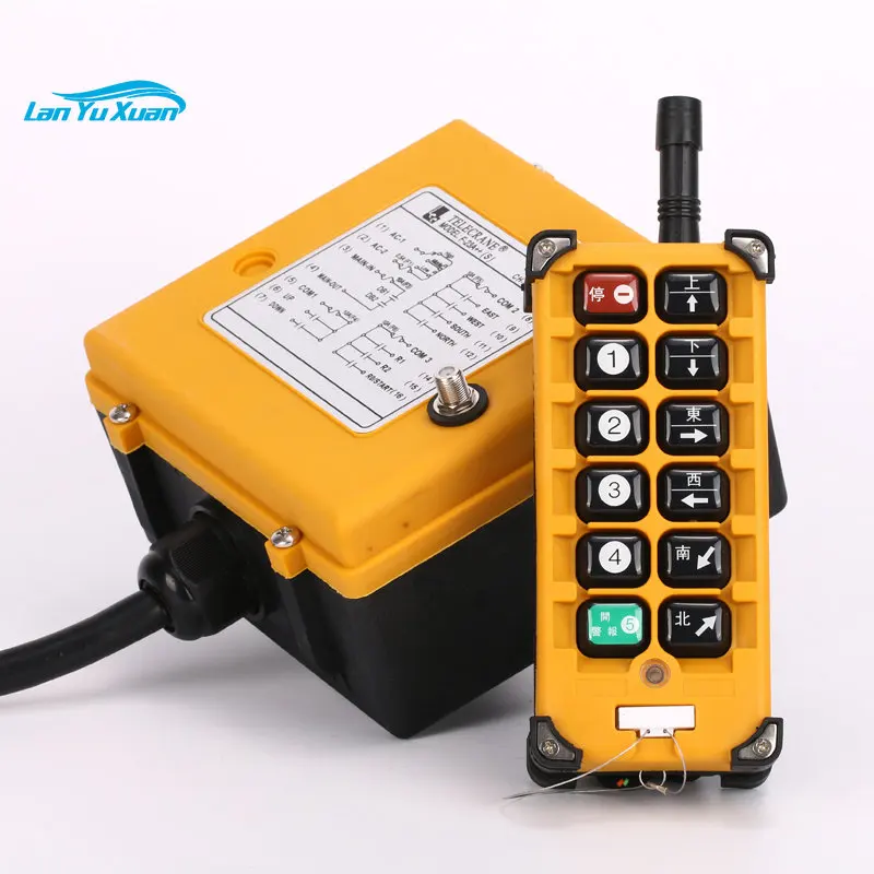 

Hot Sale DC AC 12V 24V 36V Industrial Channel Lift Radio Waterproof Wireless Remote Control For Hoist Winch Crane Remote Control