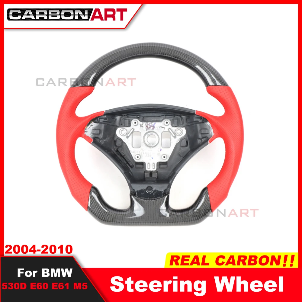 

2004-2010 5 Series 530D E60 E61 Reshape Carbon Fiber Steering Wheel For bmw 5 Series E60 M5