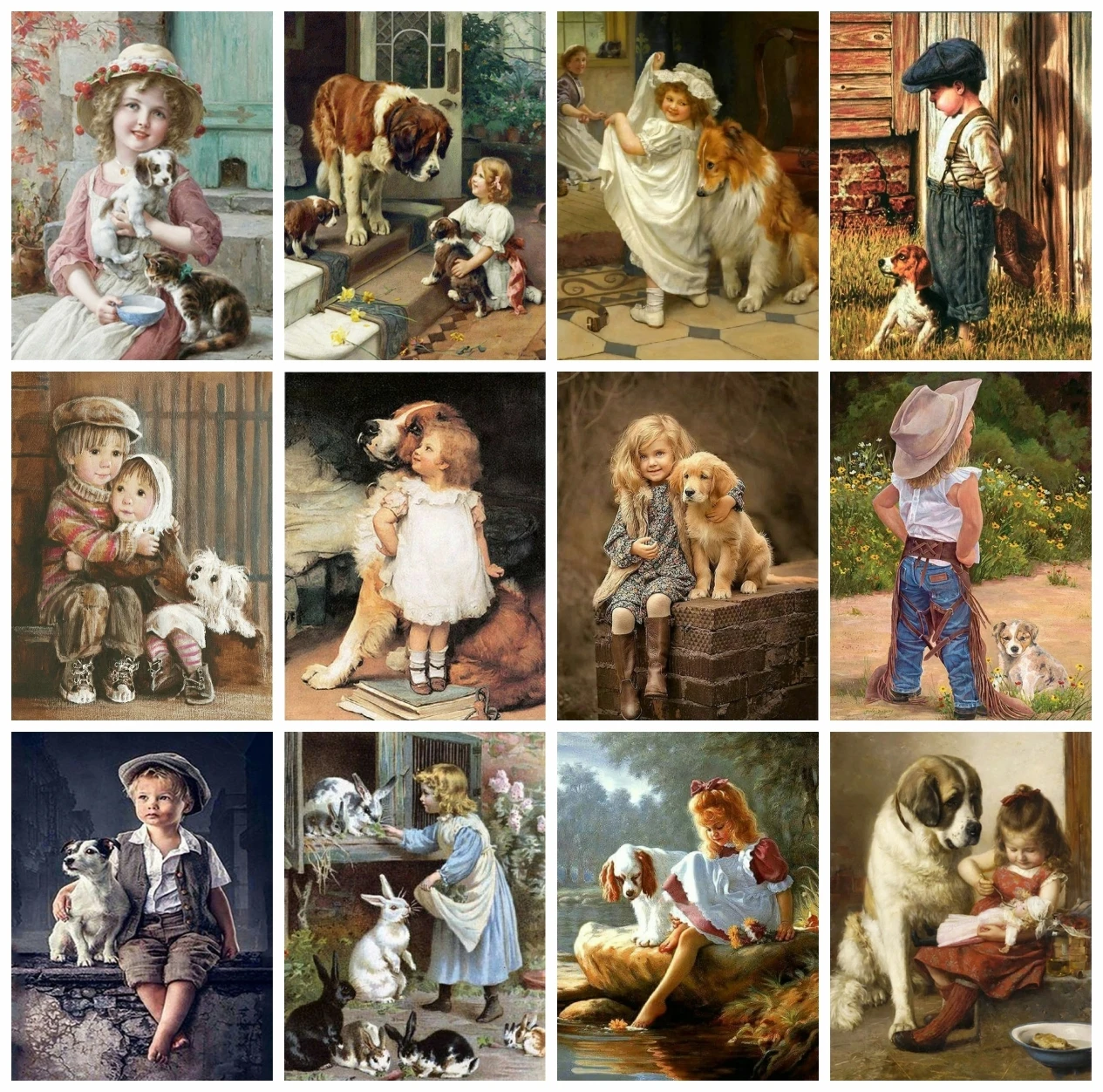 

Алмазная живопись 5D «сделай сам» для мальчиков и девочек, вышивка с собакой, Набор для вышивки крестиком, Ручная инкрустация, детские подарк...