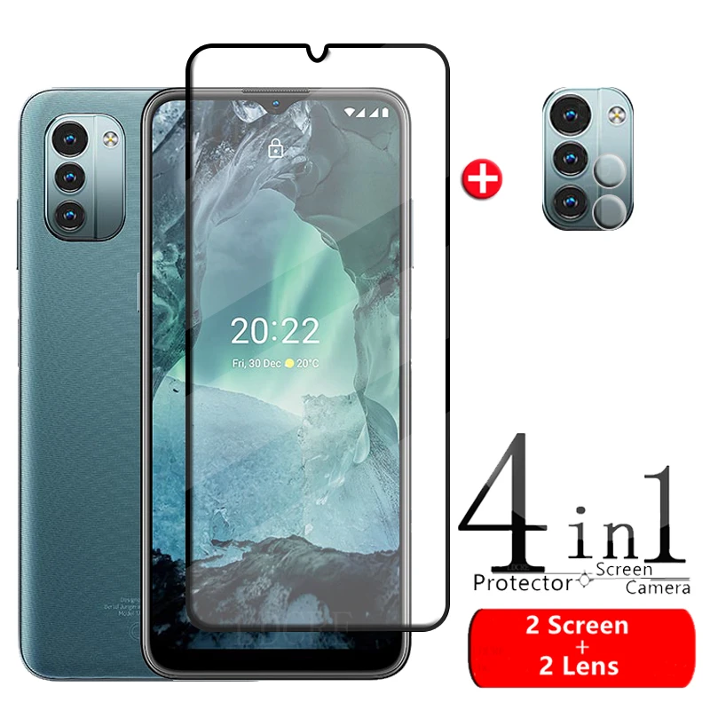 4 в 1 для Nokia G11 стекло закаленное HD защита экрана Защитная пленка камеры G21
