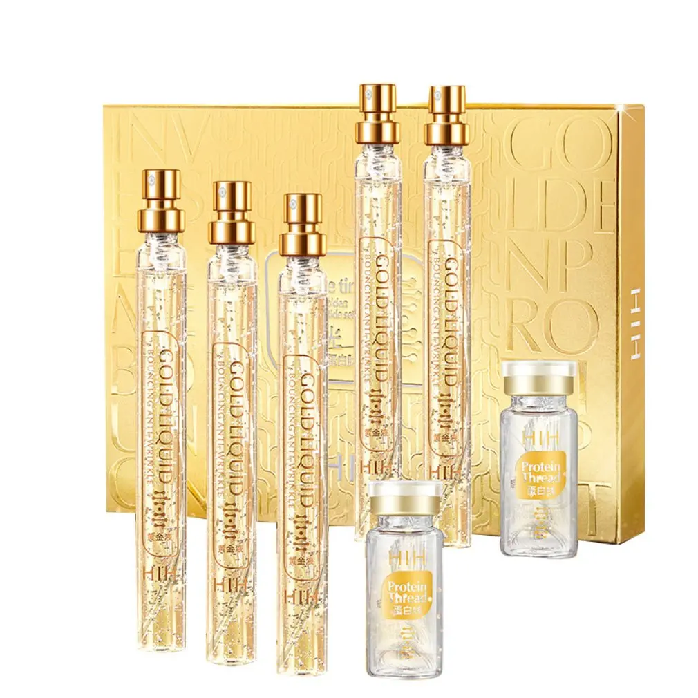 

Gold Face Serum Protein Thread Lifting Face Filler Absorbable Collagen Protein Firming Anti-aging Moisturize Facial Essence