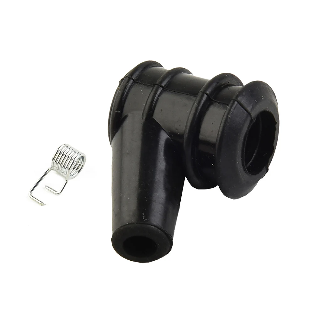

Universal Spark Plug Cap For Grass Trimmer Blower Replacment Parts Rubber Ignition Coil Cap Spring Garden Power Tools Parts