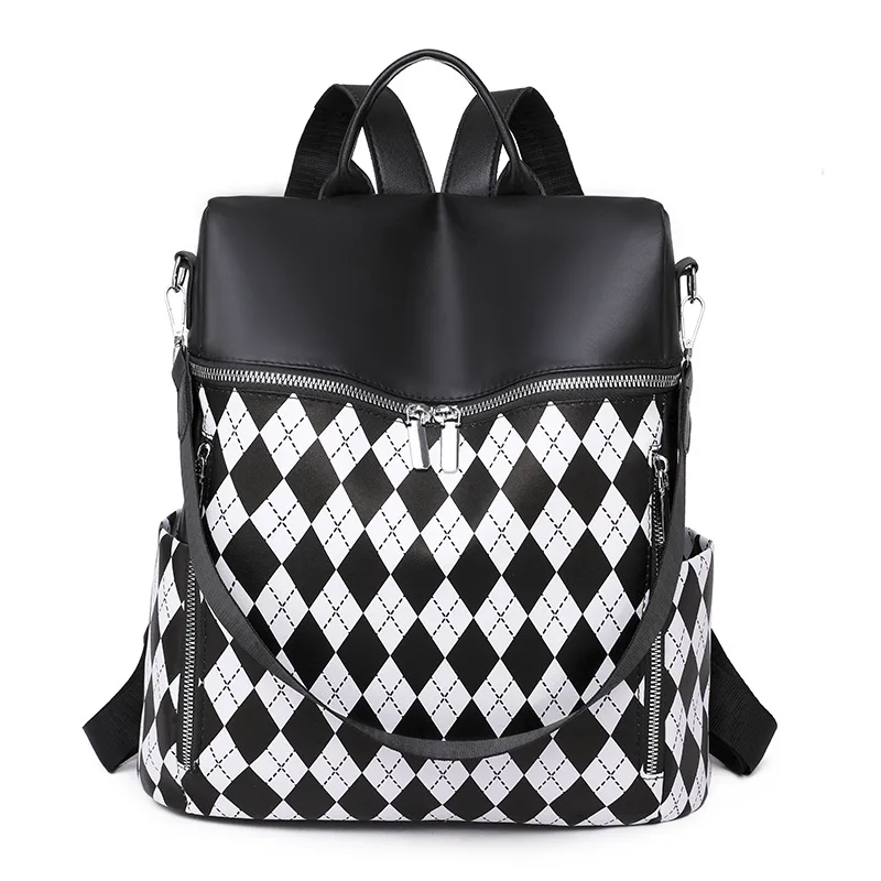 

Рюкзак из мягкой искусственной кожи для женщин, вместительный удобный женский водонепроницаемый дорожный ранец, черная школьная сумка для книг для девочек