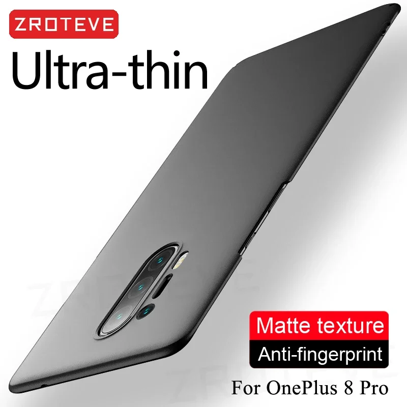 Тонкий Матовый Жесткий Чехол для OnePlus 8 Pro 8T Nord 2 OnePlusNord2 OnePlus8T OnePlus8