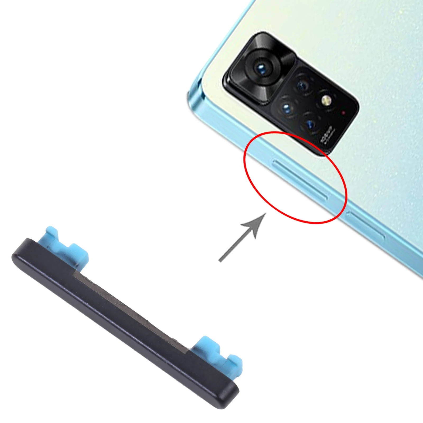 Кнопка регулировки громкости для Xiaomi Redmi Note 11 Pro ChinaRedmi Note 11 Pro+ 5G11i11i HyperCharge 5G (art.: 3920dd075ff05) - 3920dd075ff05