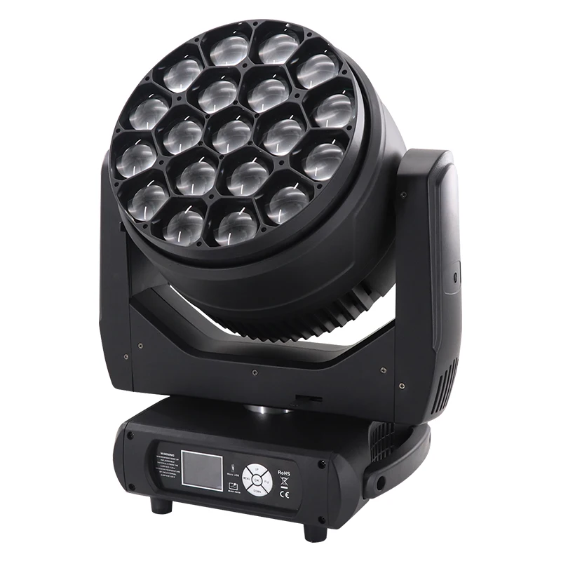 

DJ disco pixel 19X40w b bee eye rgbw 4in1 zoom led moving head light
